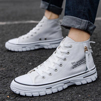 Men's High-Top Sneakers - Viggo FlexCity-White-6-State of Style