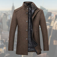 Men's Jacket with Detachable Vest - Lucas-Brown-S-State of Style