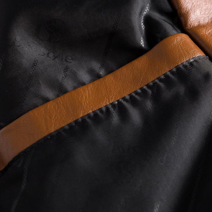 Men's Leather Blazer – Leonardo-Black-S-State of Style