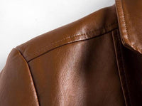 Men's Leather Blazer – Leonardo-Black-S-State of Style