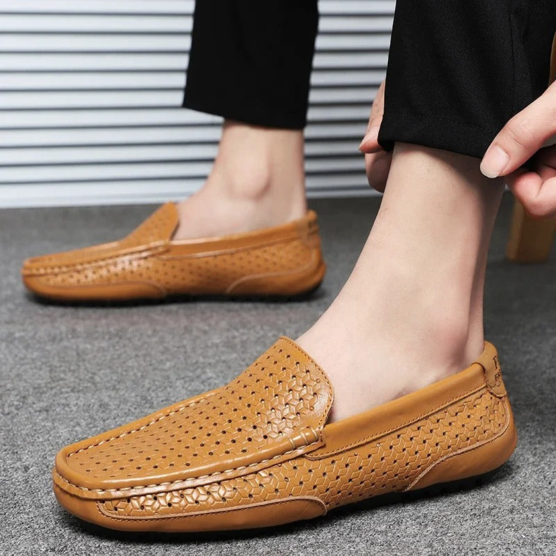 Men's Leather Loafers – Damiano-Yellow-1-6-State of Style