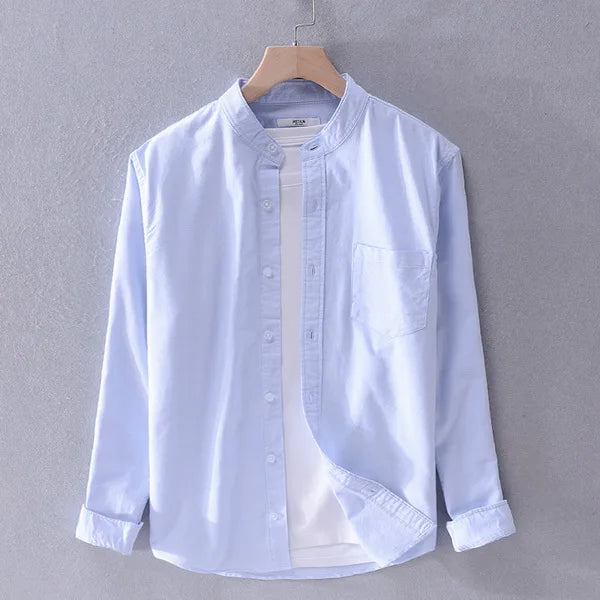 Men's leisure shirt – Matteo-Light blue-XS-State of Style