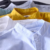 Men's leisure shirt – Matteo-Yellow-XS-State of Style