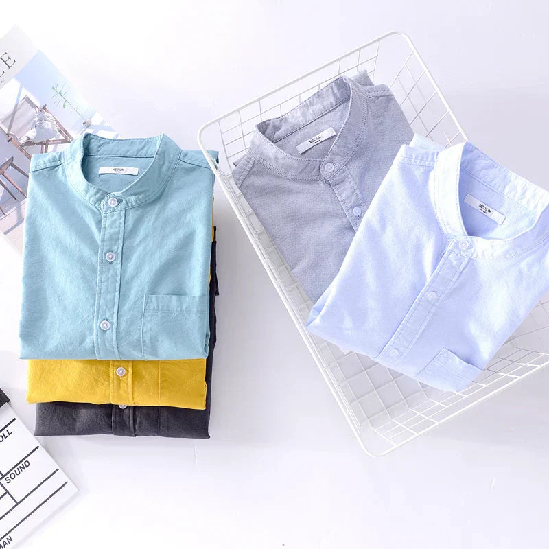 Men's leisure shirt – Matteo-Yellow-XS-State of Style