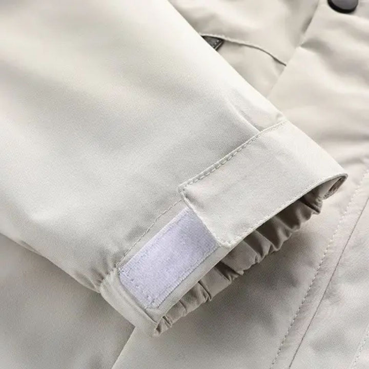 Men's Lightweight Windbreaker Jacket | Breathable & Water-Resistant-White-S-State of Style