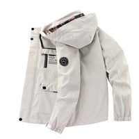 Men's Lightweight Windbreaker Jacket | Breathable & Water-Resistant-White-S-State of Style