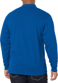 Men's Long Sleeve Polo Shirt - Mark-Black-S-State of Style