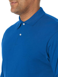 Men's Long Sleeve Polo Shirt - Mark-Black-S-State of Style