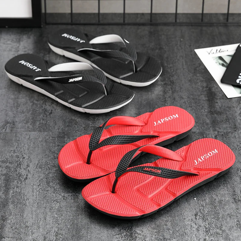 Men's Massage Flip Flops - Atlas-Black-6.0-State of Style