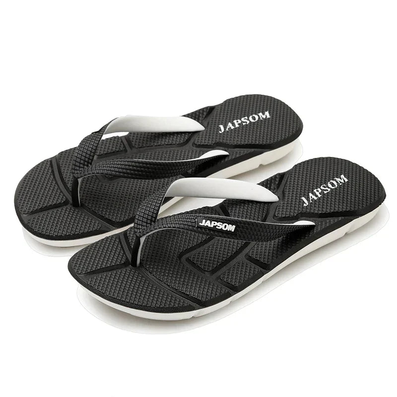Men's Massage Flip Flops - Atlas-Black-6.0-State of Style