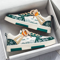 Men's Non-Slip Lace-Up Shoes - Max-Green-6-State of Style