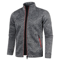 Men's outdoor fleece jacket – Björn-Dark grey-S-State of Style