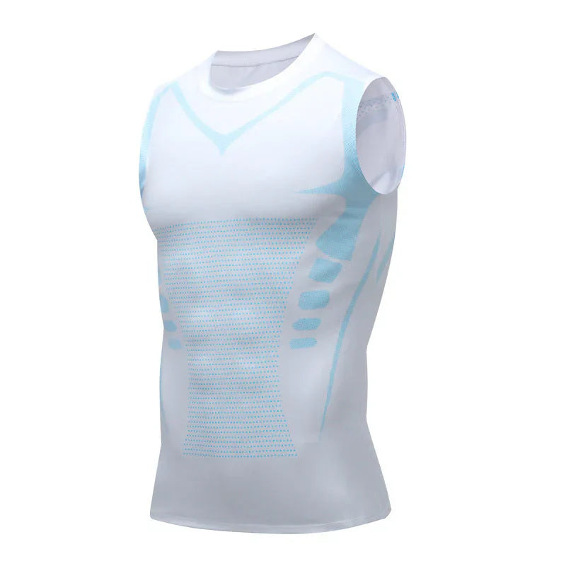 Men’s Shaping Vest - PowerVest Vita-White-S (50-70 kg)-State of Style