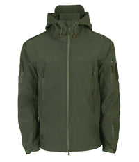 Men’s Softshell Jacket with Hood - Titan-Black-S-State of Style