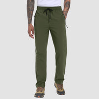 Men's Stretch & Quick-Dry Hiking Pants - Logan-Army Green-S-State of Style