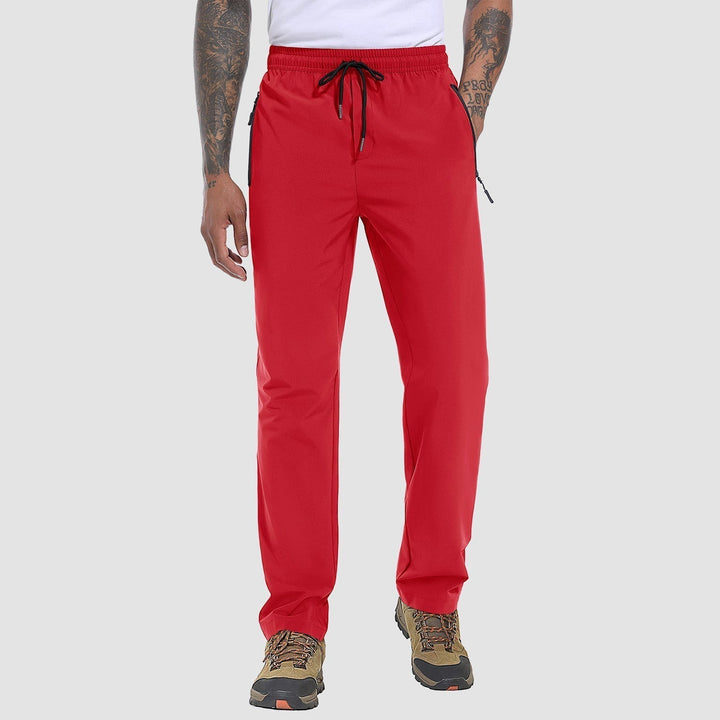 Men's Stretch & Quick-Dry Hiking Pants - Logan-Red-S-State of Style