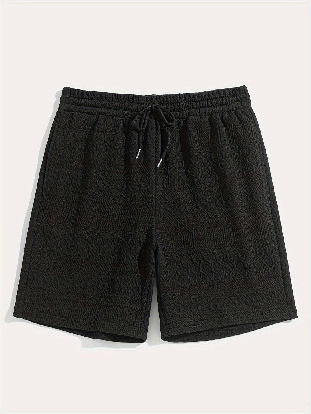Men's Summer Shorts Basic Look with Drawstring Comfort - Finn (Buy 1 Get 1 FREE)-Black-S(46)-State of Style