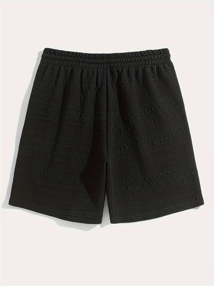 Men's Summer Shorts Basic Look with Drawstring Comfort - Finn (Buy 1 Get 1 FREE)-Black-S(46)-State of Style
