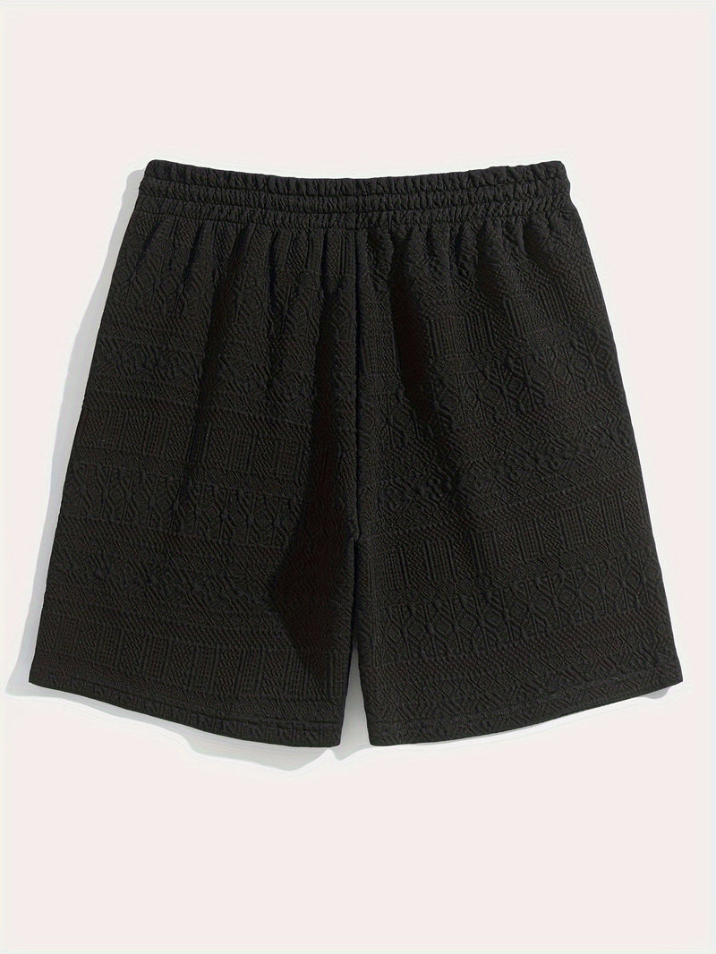 Men's Summer Shorts Basic Look with Drawstring Comfort - Finn (Buy 1 Get 1 FREE)-Black-S(46)-State of Style