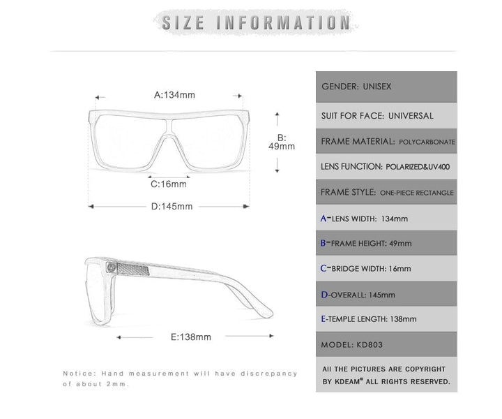 Men's sunglasses with UV protection and flexible frame – Jonas-Blue-State of Style