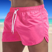 Men's swim shorts with a comfort waistband and quick-drying fabric – Jonas-Pink-S-State of Style