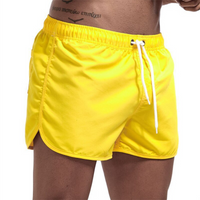 Men's swim shorts with a comfort waistband and quick-drying fabric – Jonas-Yellow-S-State of Style