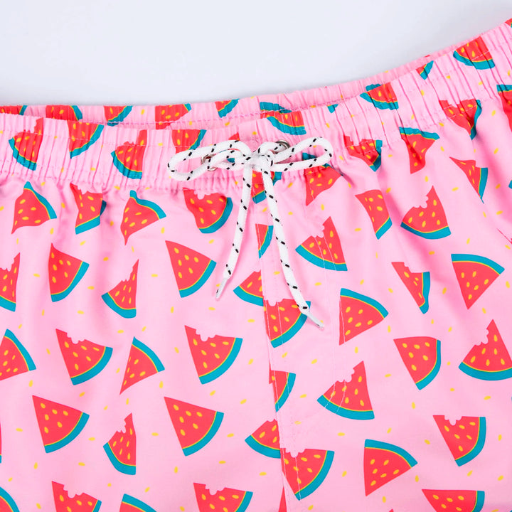 Men's Swim Shorts with Cheerful Print – Milo-Green-S-State of Style