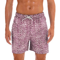 Men's Swim Shorts with Cheerful Print – Milo-Purple-S-State of Style