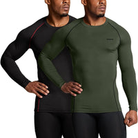 Men’s Thermal Long Sleeve Shirt - Alex-Black-S-State of Style