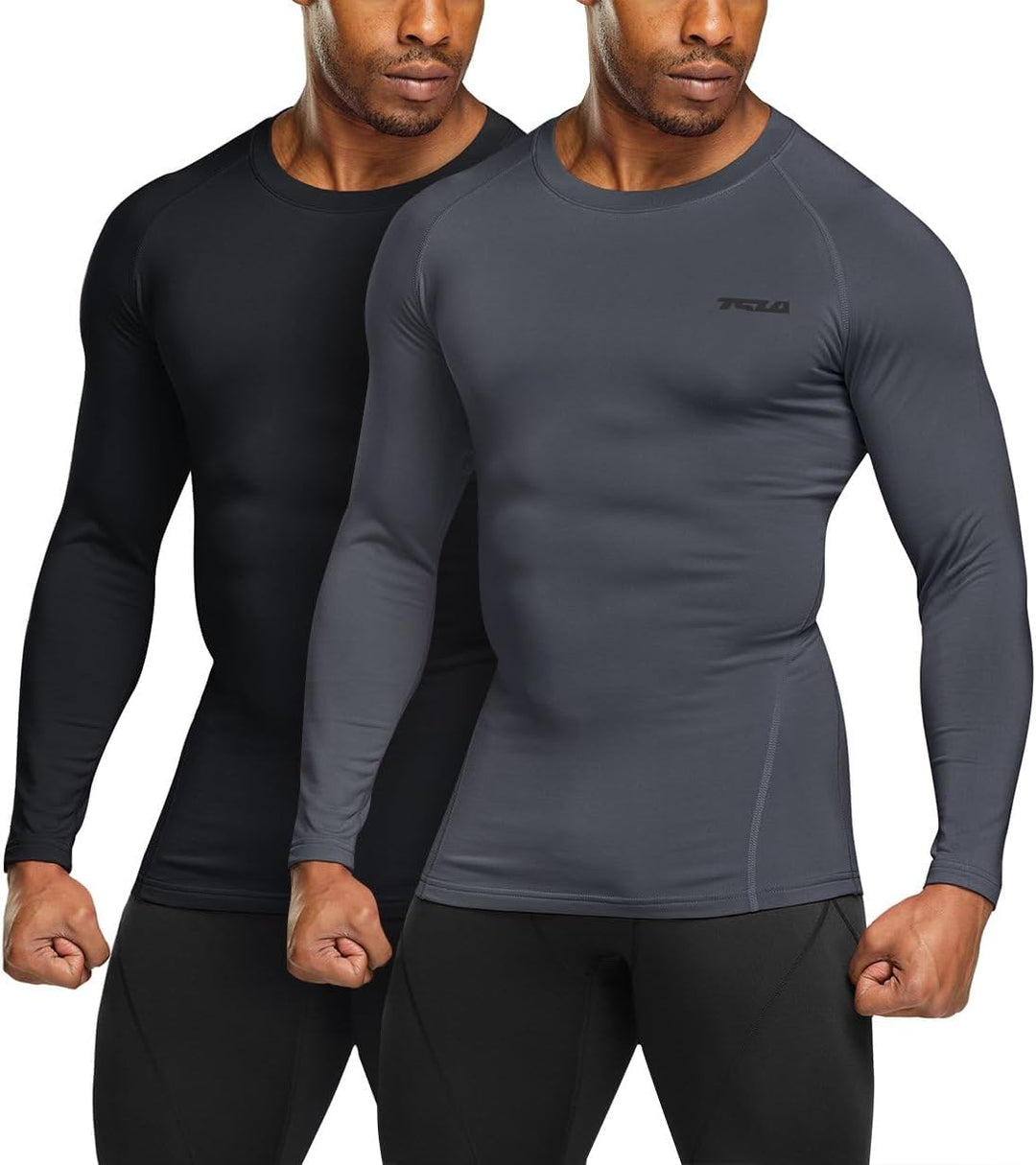 Men’s Thermal Long Sleeve Shirt - Alex-Black-S-State of Style