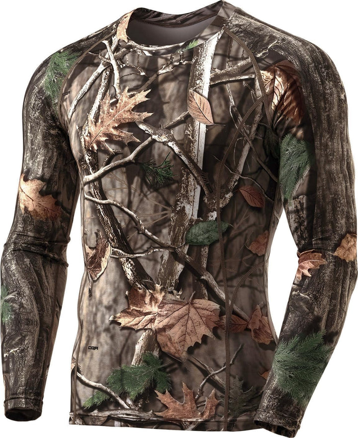 Men’s Thermal Long Sleeve Shirt - Alex-Black-S-State of Style