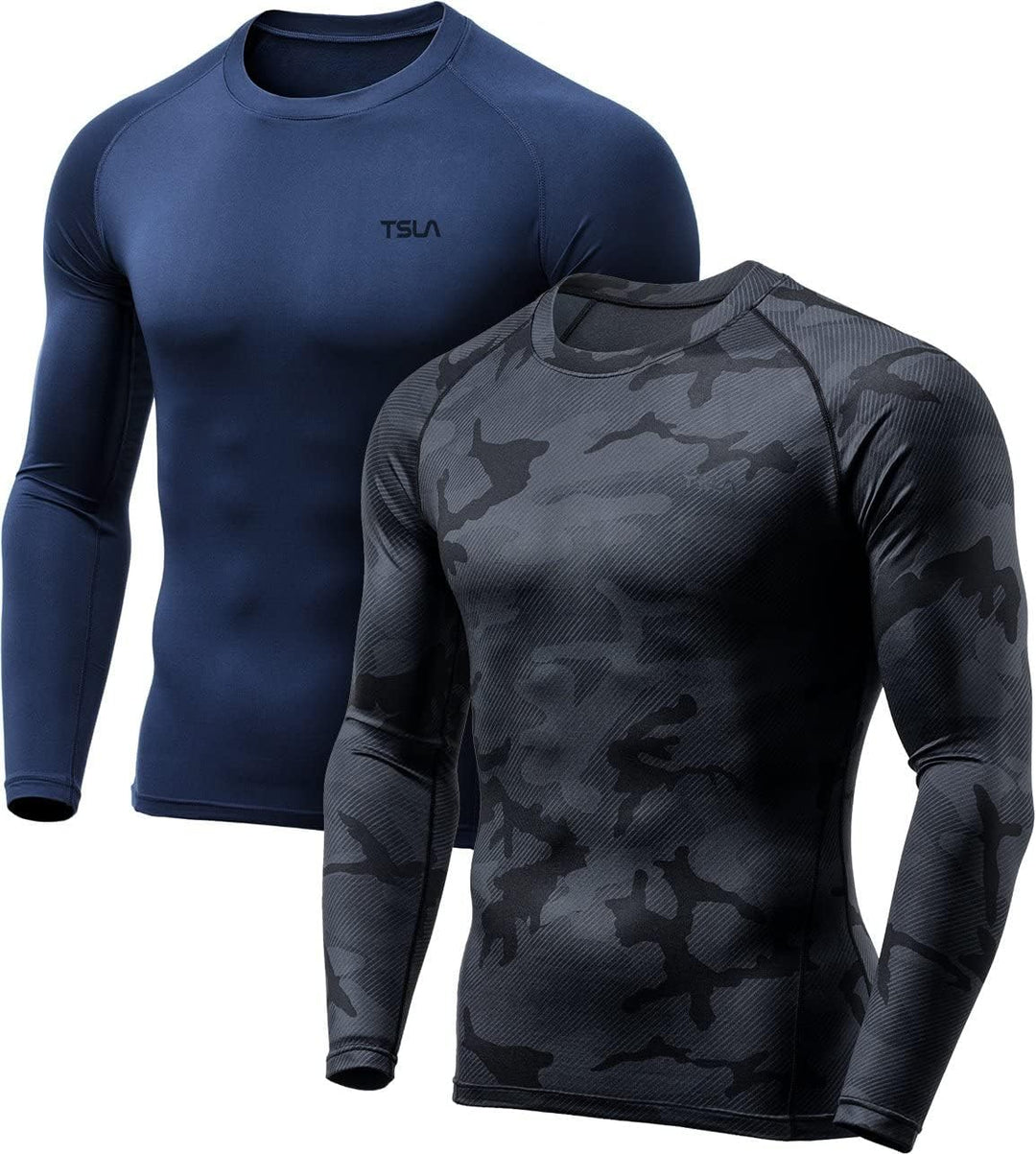Men’s Thermal Long Sleeve Shirt - Alex-Black-S-State of Style