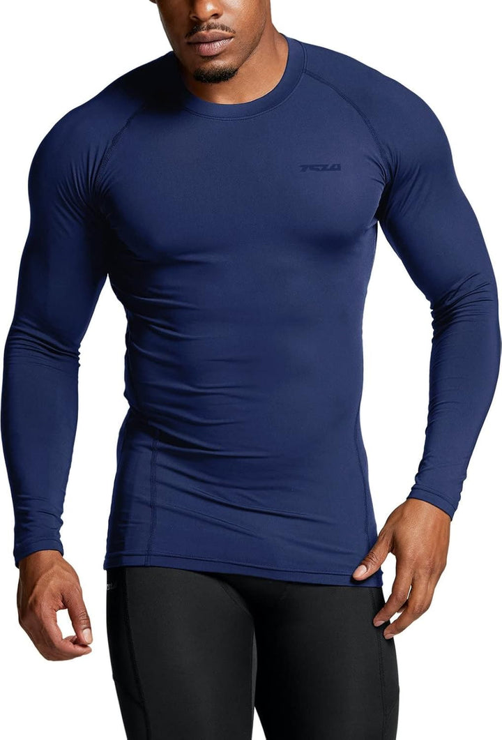 Men’s Thermal Long Sleeve Shirt - Alex-Black-S-State of Style