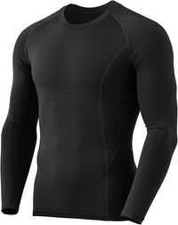 Men’s Thermal Long Sleeve Shirt - Alex-Black-S-State of Style