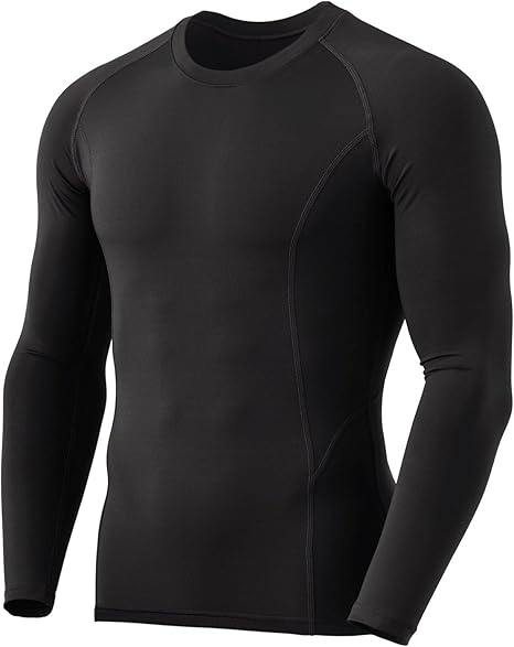 Men’s Thermal Long Sleeve Shirt - Alex-Black-S-State of Style