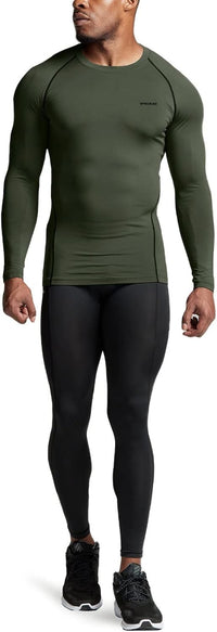Men’s Thermal Long Sleeve Shirt - Alex-Black-S-State of Style