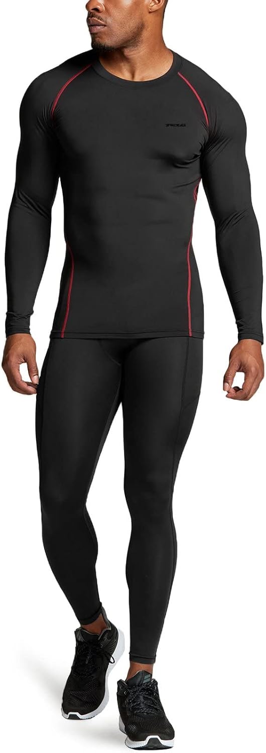 Men’s Thermal Long Sleeve Shirt - Alex-Black-S-State of Style