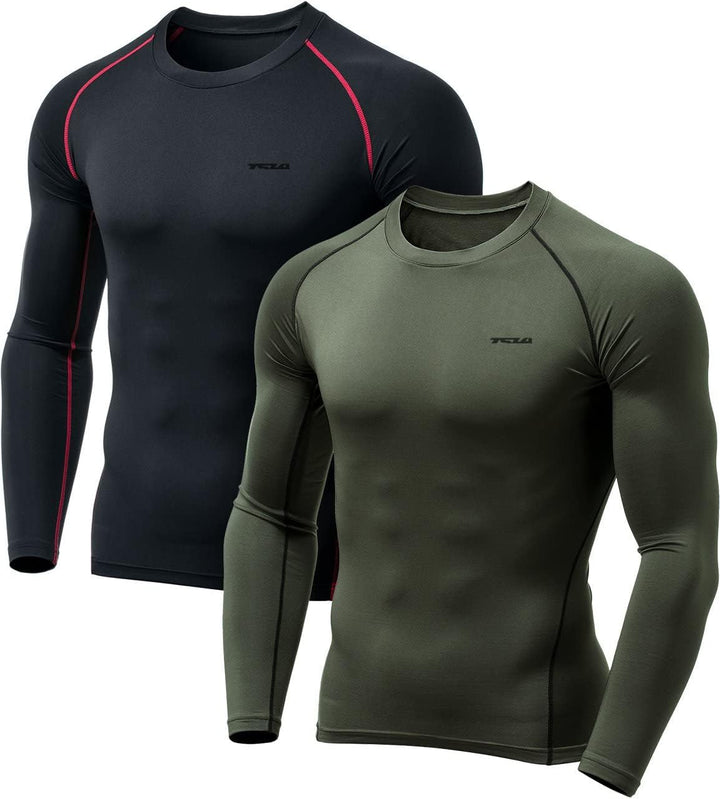 Men’s Thermal Long Sleeve Shirt - Alex-Black-S-State of Style