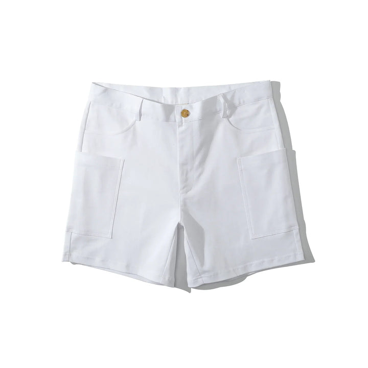 Men's utility shorts made from stretch cotton blend – Finn-Blue-XS-State of Style