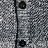 Men's V-Neck Cardigan - Aspen-Light Grey-S-State of Style