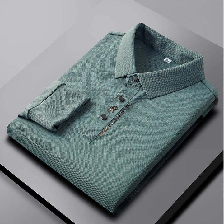 Men's Wrinkle-Free Muscle Polo | Lightweight-Black-XS-State of Style