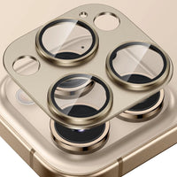Metal Camera Lens Protector with Tempered Glass for iPhone – 1+1 FREE-Gold-For iPhone 16-State of Style