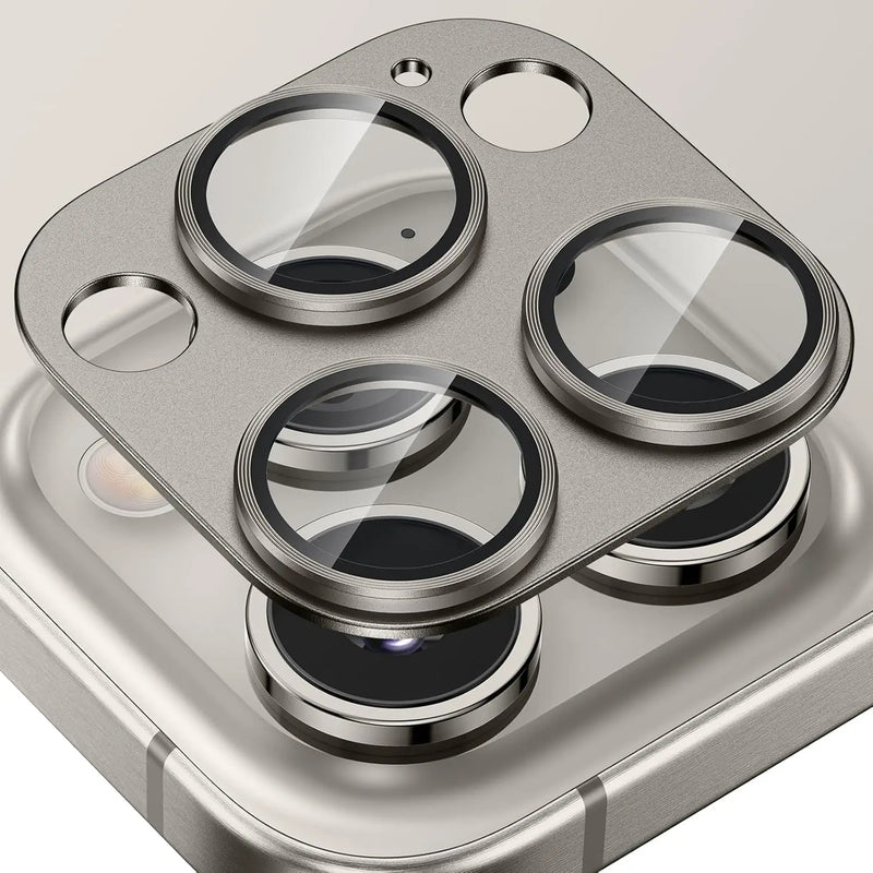 Metal Camera Lens Protector with Tempered Glass for iPhone – 1+1 FREE-Grey-For iPhone 16e-State of Style