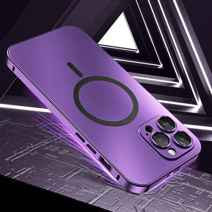 Metal Case for iPhone - MagCase-Silver-iPhone 15 Pro Max-State of Style