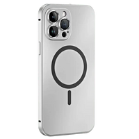Metal Case for iPhone - MagCase-Silver-iPhone 15 Pro Max-State of Style