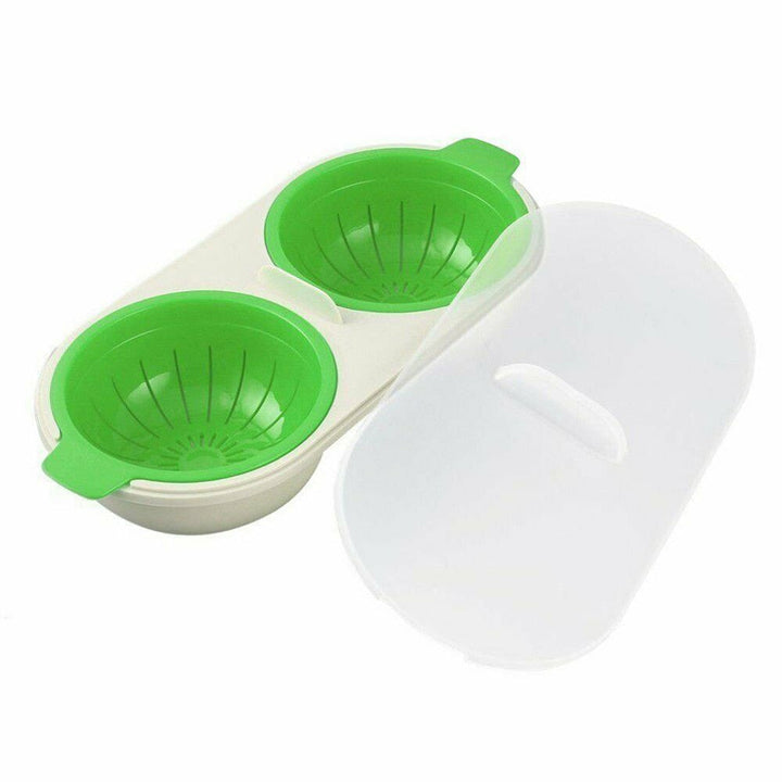 Microwave Egg Poacher Set - EggEase-Green-State of Style