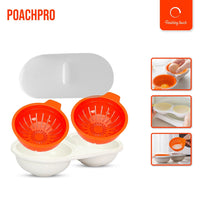 Microwave Egg Poacher Set - EggEase-Orange-State of Style