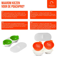 Microwave Egg Poacher Set - EggEase-Orange-State of Style