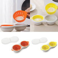 Microwave Egg Poacher Set - EggEase-Orange-State of Style