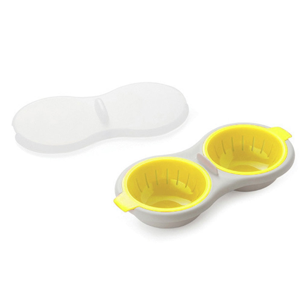 Microwave Egg Poacher Set - EggEase-Yellow-State of Style